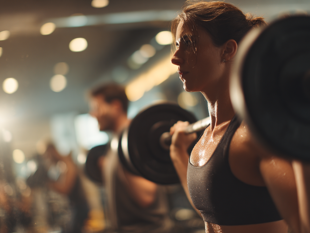 Активне тренування в спортзалі